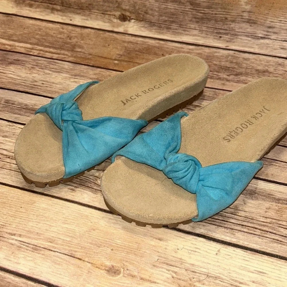 Jack Rogers Aqua Knot Phoebe Slides - Picture 3 of 10